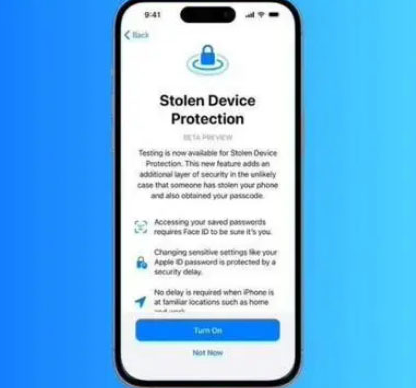 尖峰镇苹果授权维修店分享被盗设备保护功能开启方法 