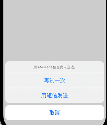 尖峰镇apple维修iPhone上无法正常发送iMessage信息